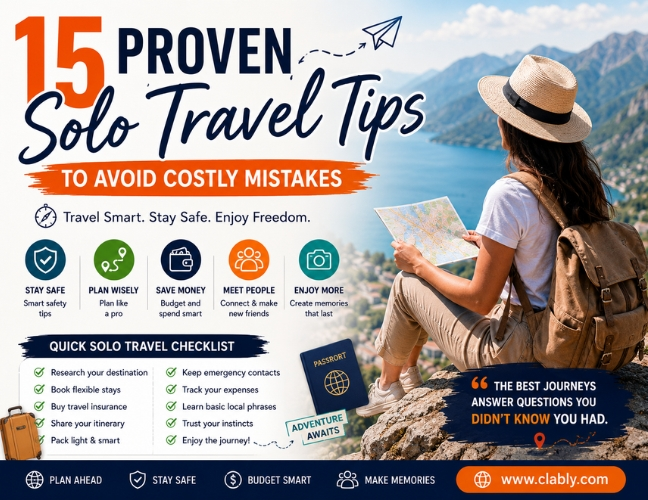 15 Proven Solo Travel Tips to Avoid Mistakes