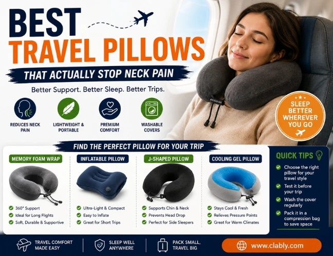 Best Travel Pillows That Actually Stop Neck Pain