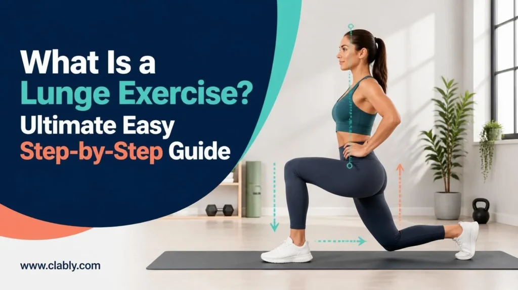 What is a lunge exercise? A lunge is a lower body move where you step one foot forward, back, or sideways